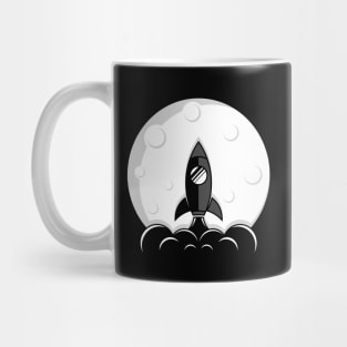 Moon Rocket Mug
